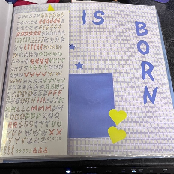 Colorful Memories Baby Boy Pre-Designed 12x12 Memory Book Scrapbook 20 Pages NEW - Picture 2 of 4